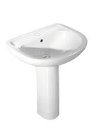 Azzurra - Lavabo Porcellana Bianco 65 Cm - Serie: Diana (Senza Colonna)