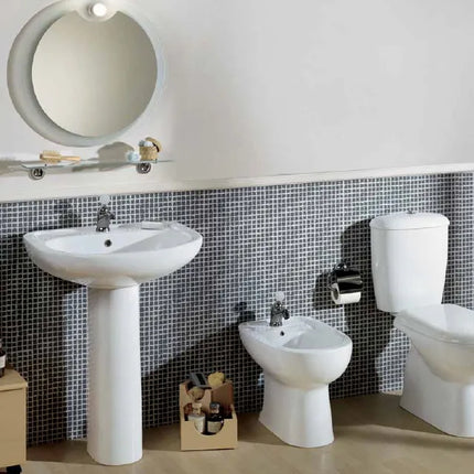 Azzurra - Lavabo Porcellana Bianco 65 Cm - Serie: Diana (Senza Colonna)