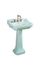 Azzurra - Lavabo Con Alzatina 76 Cm Porcellana Bianco - Serie: Giunone (Senza Colonna)
