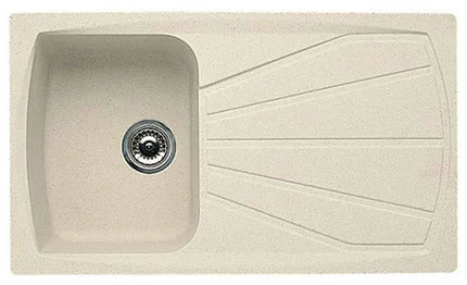 Lavello Vetroresina 86X50 1 Vasca Reversibile - Colore: Terra Di Francia - Articolo: Lsl40012