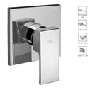 Lec010 Level Miscelatore Monocomando Incasso Doccia Cromato Con Piastra Abs