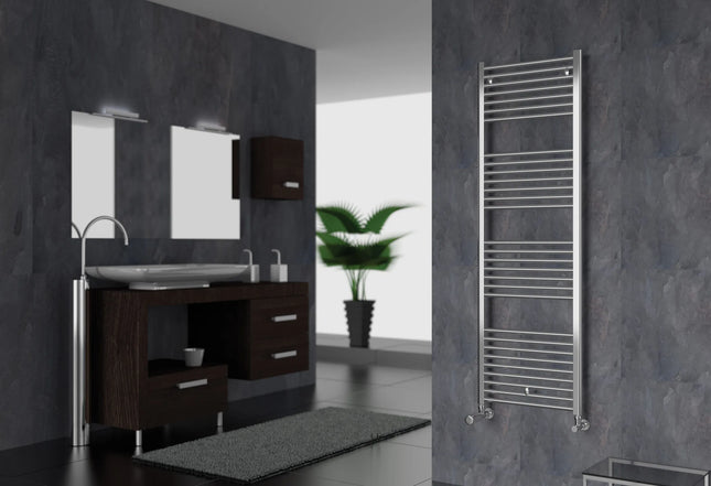 Cordivari - Lisa25 Radiatore Scaldasalviette H760X450 Interasse 400 Mm - Colore: Cromo