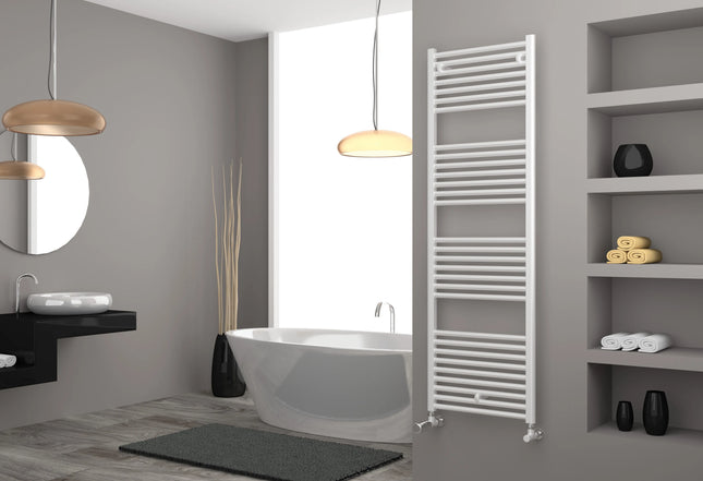 Cordivari - Lisa 25 Radiatore Scaldasalviette 76X60 Interasse 55 Cm - Colore: Bianco