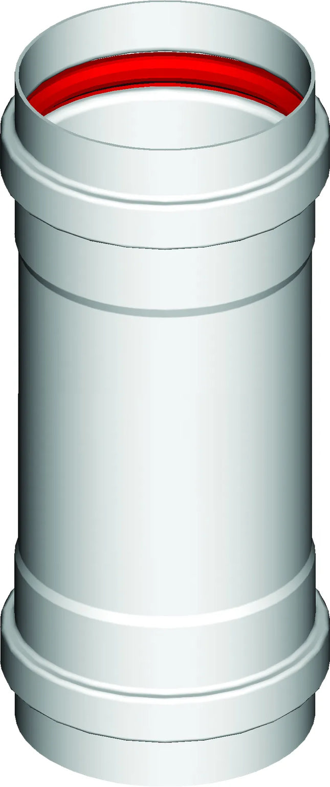 Ati - Manicotto Ø80 In Alluminio Femmina/Femmina Per Caldaia Camera Stagna