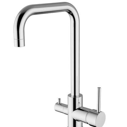 Teorema - Miscelatore Lavello Doppia Erogazione Con Deviatore Cromato