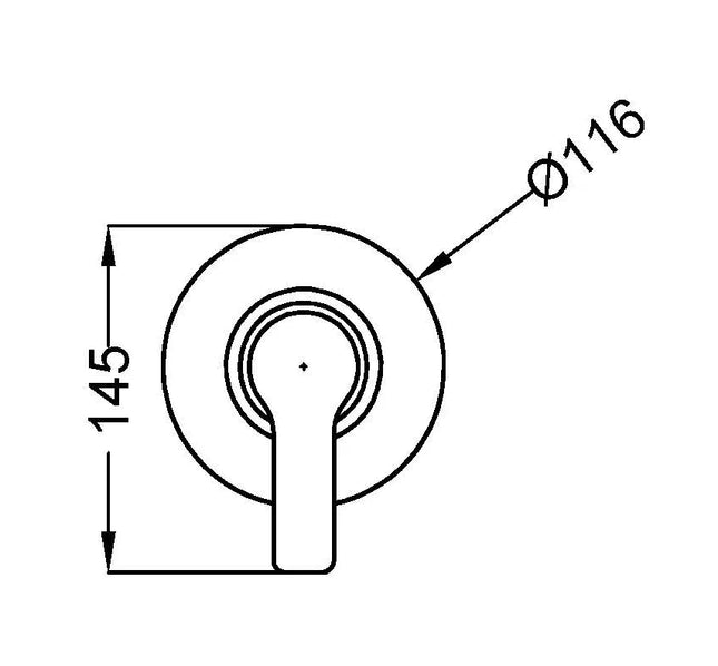 Teorema - Miscelatore Incasso Doccia Cromato - Serie: Goodlife