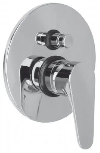 Teorema - Miscelatore Incasso Doccia Con Deviatore Cromato - Serie: Theos