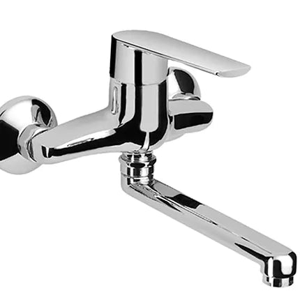 Eurorama - Gruppo Lavello A Muro Cromato - Serie: Klint