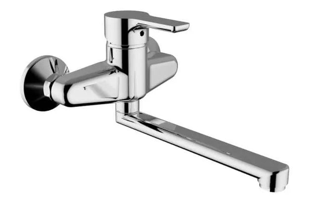 Teorema - Miscelatore Lavello A Muro Cromato - Serie: Goodlife