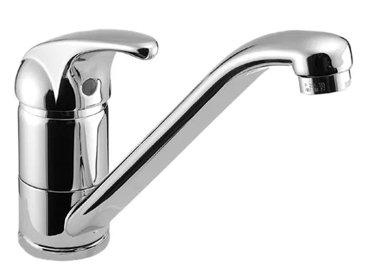 Eurorama - Miscelatore Lavello Cromato Canna Bassa - Serie: Reve