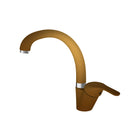 Teorema - Miscelatore Lavello Canna Tonda - Serie: Golf Plus - Colore: Terra Di Francia