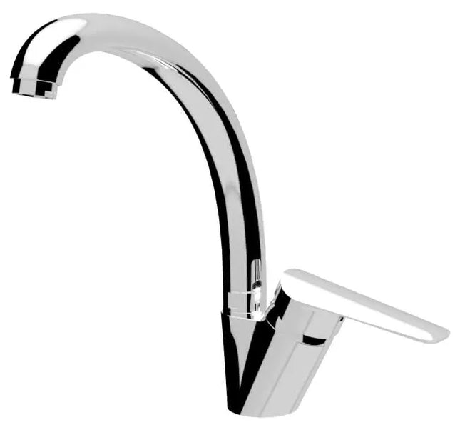 Teorema - Miscelatore Lavello Canna Fusa Cromato - Serie: Slyce - Articolo: 9C52611000