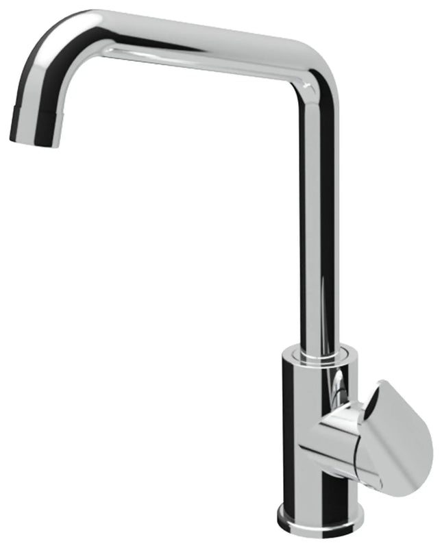 Teorema - Miscelatore Lavello Canna Quadra Cromato - Serie: Slyce - Articolo: 9C52711000