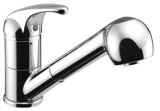 Eurorama - Miscelatore Lavello Doccetta Estraibile Cromato - Serie: Reve