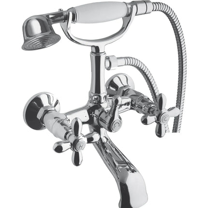 Teorema - Gruppo Vasca Completo Cromato - Serie: Daisy - Colore: Cromato - Articolo: 70157110X4