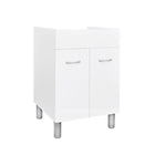 Mobile per lavatoio in ceramica 57,5x57,5 cm a due ante (solo mobile)