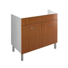 Mobile Sottolavello Cucina Da 100 Cm Solo Per Lavello In Acciaio Inox Da Appoggio - Colore: Teak (Solo Mobile)