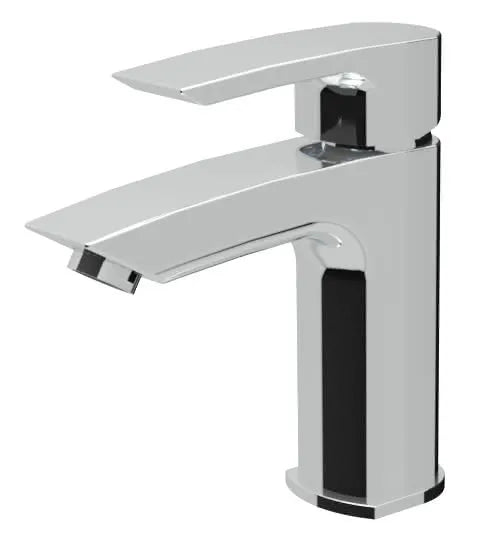 Teorema - Miscelatore lavabo Cromato con piletta a saltello da 1" 1/4- Serie: Merida