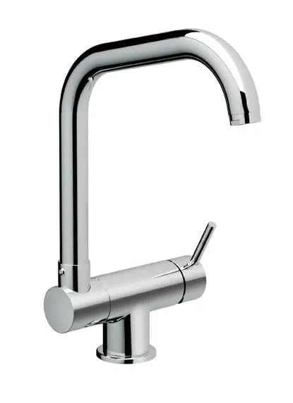 Eurorama - Miscelatore Lavello Cromato Canna Reclinabile - Serie: Net