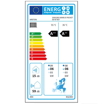 Ariston - Nimbus Pocket 50 M Net Pompa Di Calore Aria/Acqua Monoblocco Da 5 Kw - Articolo: 3301185