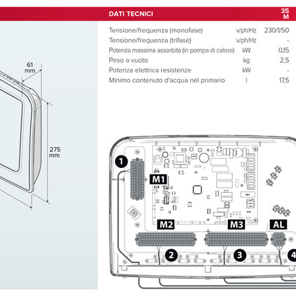 Ariston - Nimbus Pocket 80 M Net R32 Pompa Di Calore Aria/Acqua Monoblocco Da 8 kW - Articolo: 3301872