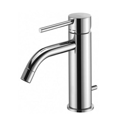 Paffoni - Miscelatore Lavabo Cromato Con Piletta A Saltello 11/4" - Serie: Light