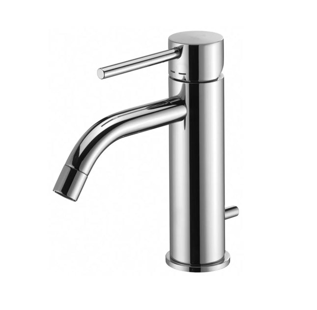 Paffoni - Miscelatore Lavabo Cromato Con Piletta A Saltello 11/4" - Serie: Light
