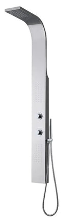Pannello Doccia Silver Con Miscelatore Termostatico