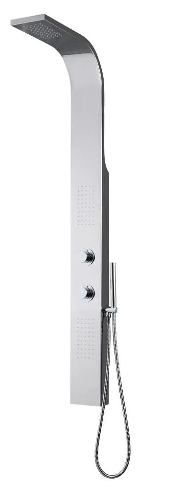 Pannello Doccia Silver Con Miscelatore Termostatico