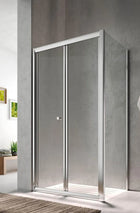 Glass - Parete Fissa Isy Ih 66,5/69 Cm H.195 Cm - Vetro Satinato 6 Mm