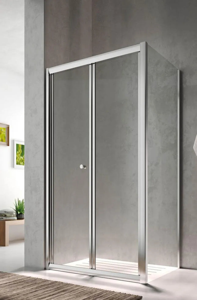 Glass - Parete Fissa Isy Ih 71,5/74 Cm H.195 Cm - Vetro Satinato 6 Mm