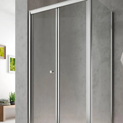 Glass - Parete Fissa Isy Ih 96,5/99 Cm H.195 Cm - Vetro Satinato 6 Mm