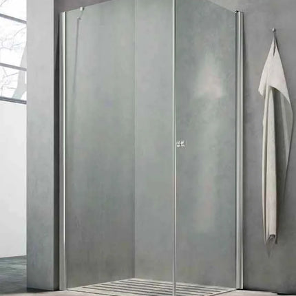 Glass - Parete Fissa Ul 77,5/79 Cm Per Box Uw/Ud H.190 Cm - Vetro Trasparente 5 Mm