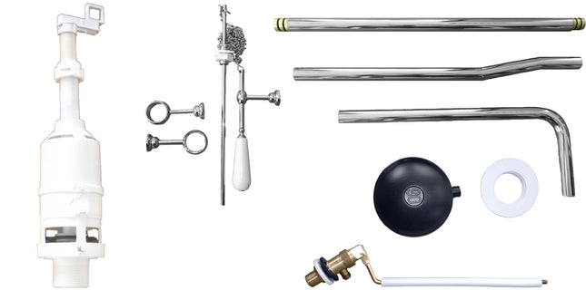 Batteria In Plastica Con Catenella - Senza Tubi - Colore: Cromo