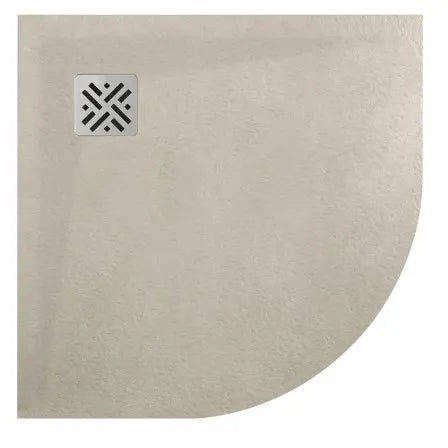 Glass - Piatto Doccia Semicircolare 90 Cm Dune - Colore: Sabbia