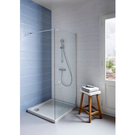 Roca - Piatto doccia 80x80 cm in ceramica senza piletta - Altezza: 5,5 cm