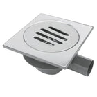 Piletta Con Griglia 10X10 A Filo Pavimento Uscita Da Ø40