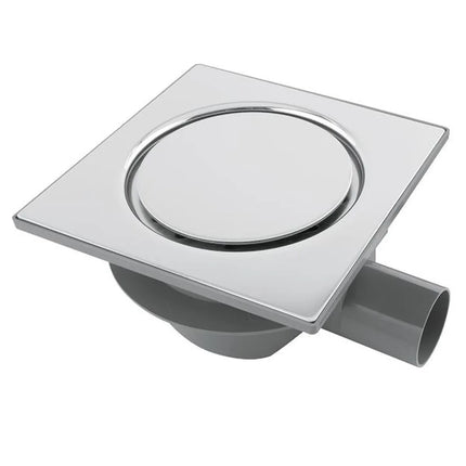 Piletta Con Griglia 15X15 A Filo Pavimento Uscita Da Ø40