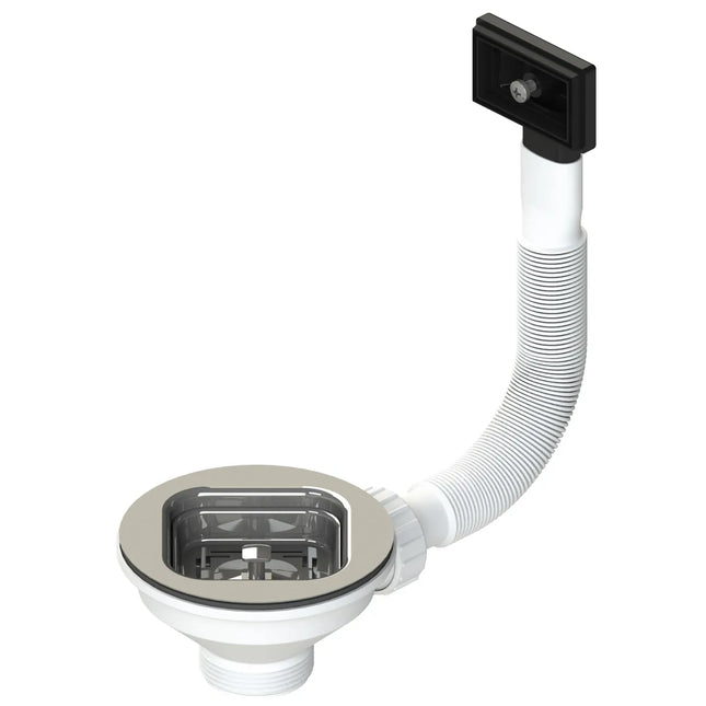 Piletta Basket Con Troppo Pieno Quadro E Cestello Quadrato - D601M