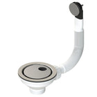 Piletta Basket Con Troppo Pieno Tondo E Tappo Satinato - D67046Esm