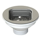 Piletta Basket ø 114 Senza Troppo Pieno Con Tappo Quadrato - D55046M