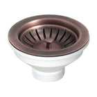 Piletta basket ø 114 senza troppo pieno - Colore: Rame