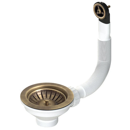 Piletta Basket Con Troppo Pieno Tondo - Colore: Bronzo