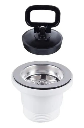 Piletta per lavello inox ø 70 senza troppo pieno