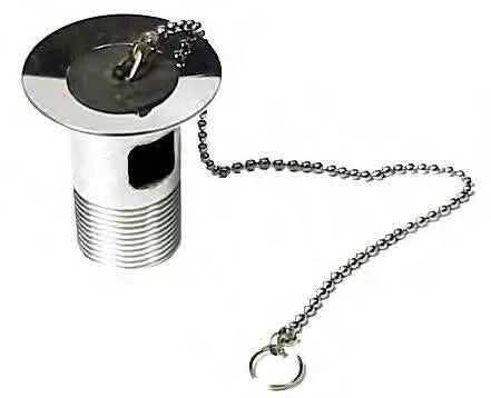 Piletta Per Lavabo 1" Con Tappo Di Gomma