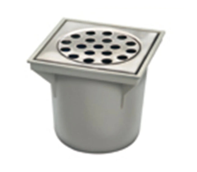 Pozzetto 200X200 In Abs Con Scarico Verticale