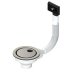 Piletta Basket Con Troppo Pieno Quadro E Tappo Satinato - D601E