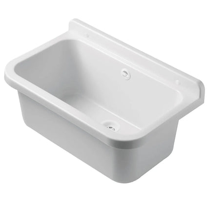 Cr - Pilozzo In Vetroresina Completo Di Sifone E Piletta L55xP34xH21