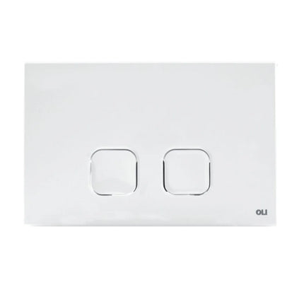 Oli - Placca Bianca Per Cassetta Oli74 - Modello: Plain Dual