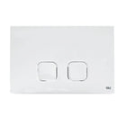 Oli - Placca Cromata Per Cassetta Oli74 - Modello: Plain Dual